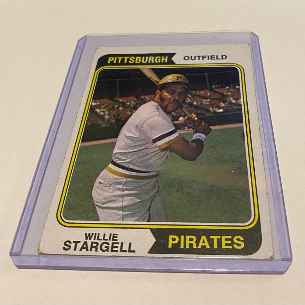 Willie Stargell 1974 Topps Baseball Card # 100 Pittsburgh Pirates Vintage